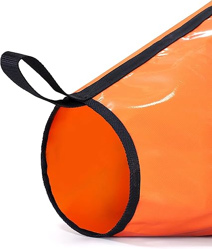 Miniatura 5 de BLUEWING 62" Drift Sock Sea Anchor con boya Ball Float Strap con clips de acero inoxidable 840D Nylon Sea Anchor Drogue para barco marino..