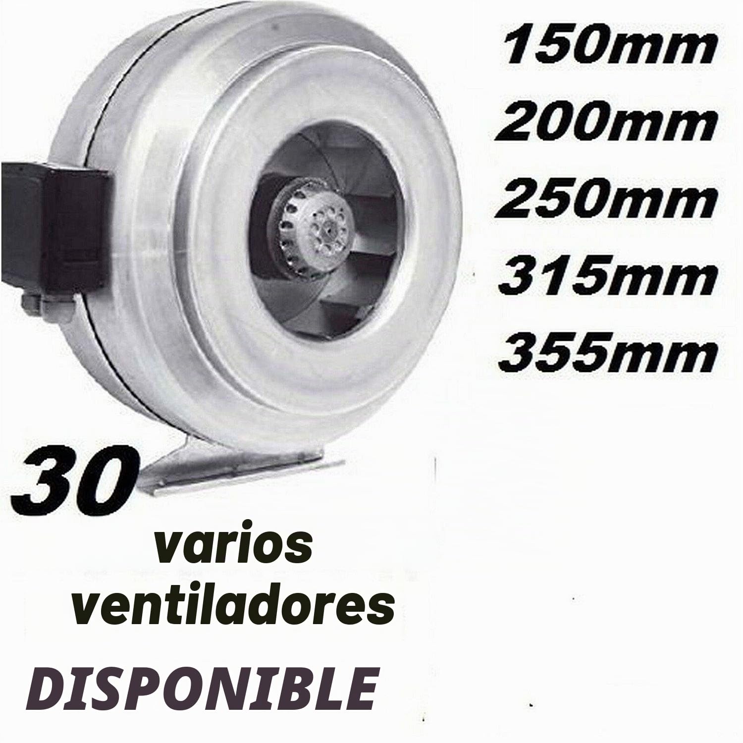 S & P Soler Palau TD 350/125 Silent Ventilador Tubo Ventiladores Canal Extractor Ventilación Canalizado