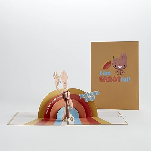 Miniatura 5 de Lovepop Marvel Guardianes de la Galaxia Groot-ful You're My Dad - Tarjeta de felicitación 3D para el Día del Padre, 1 unidad, 5 x 7 pulgadas,