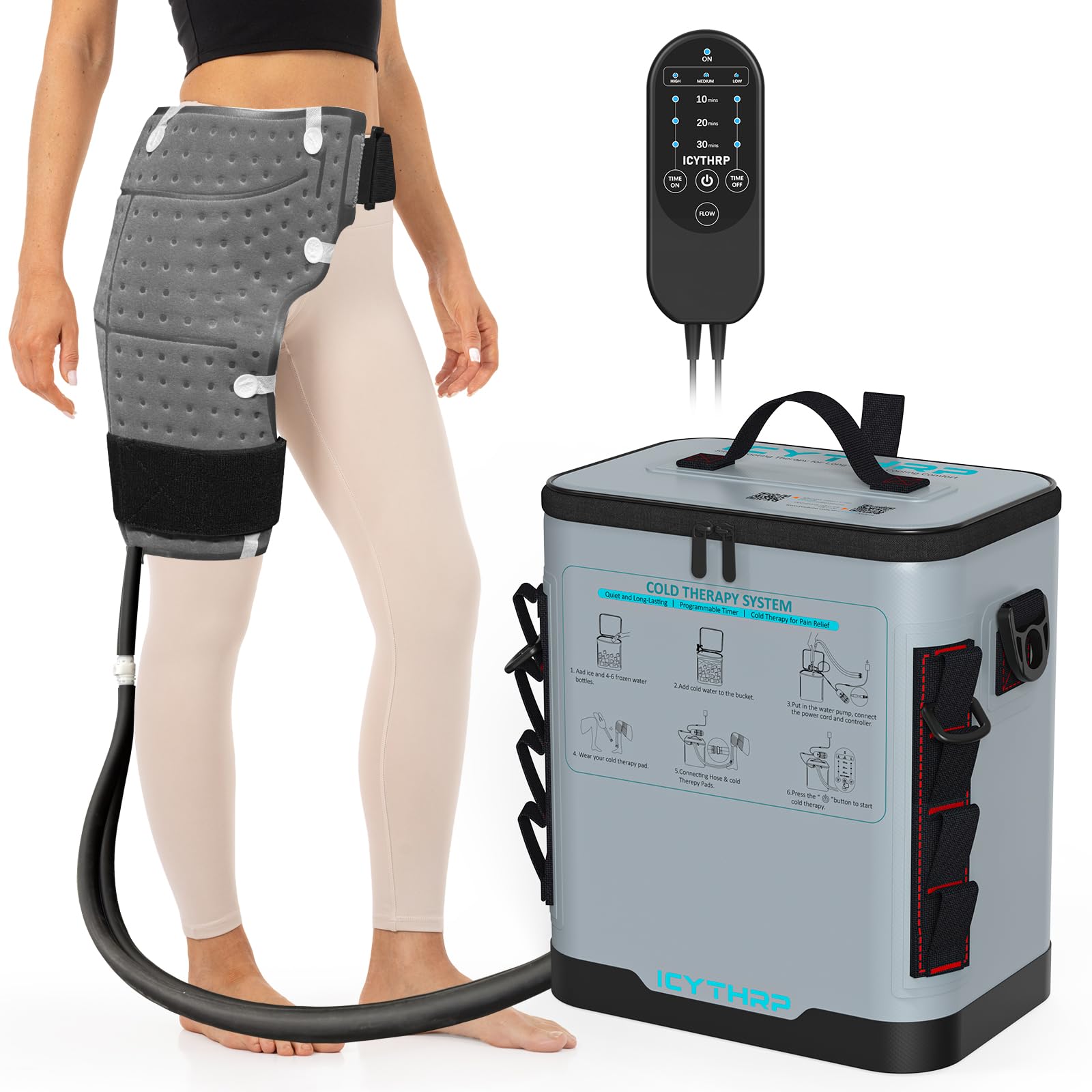 ICYTHRP Knee Ice Machine - Post Surgery Pain Relief -10 ICYTHRP Knee Ice Machine - Post Surgery Pain Relief -10