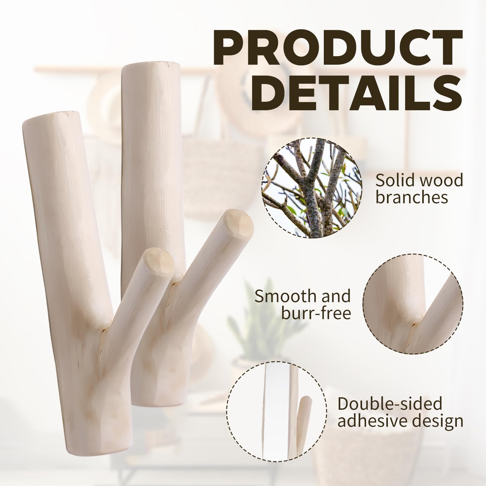 HERCHR Ganci Per Chiavi Da Parete, Portachiavi Da Parete Appendiabiti Da Parete Per Appendere - Foto 7