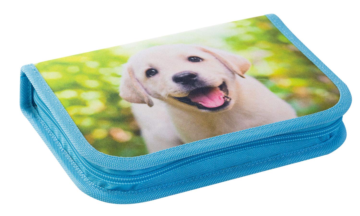 Eberhard Faber 577558 - Piórnik pies, wypełniony 42 przyborami do pisania, etui szkolne