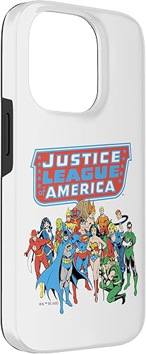 Vista 3 de Funda para iPhone 14 Pro DC Comics Justice League Of America Group Shot