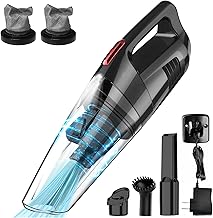 Whall Handheld Vacuum Cordless, Hand Vacuum Cleaner 8500PA Suction,Cordless Hand Vacuum with LED Light, Car Vacuum Cordles...