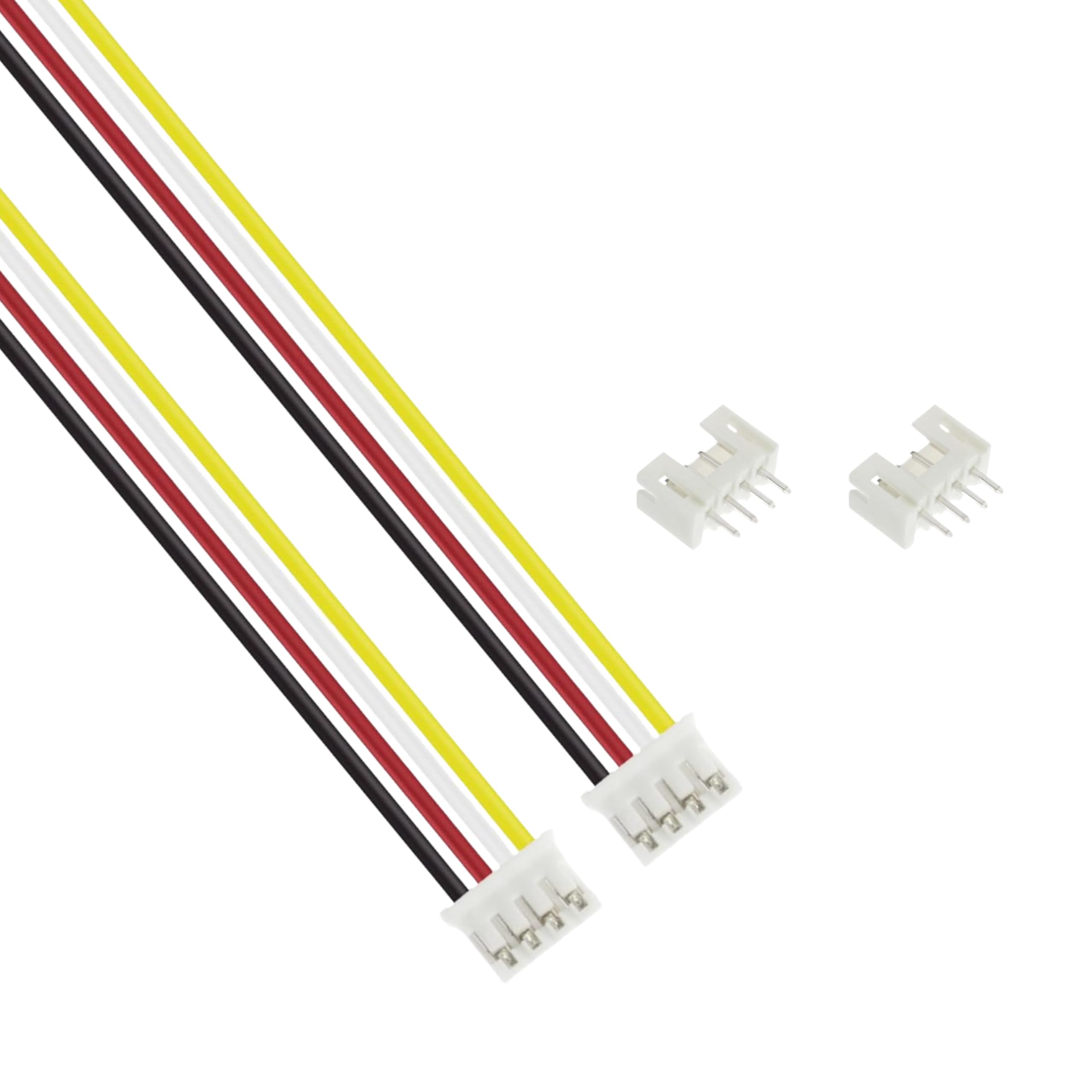 JST-PH 2.0mm 4-Pin Connector Set | Silicone-Insulated Prewired Female Socket with Separate Male Plug | Ideal for Li-Ion Battery, DIY & Electronics (2)-image-33