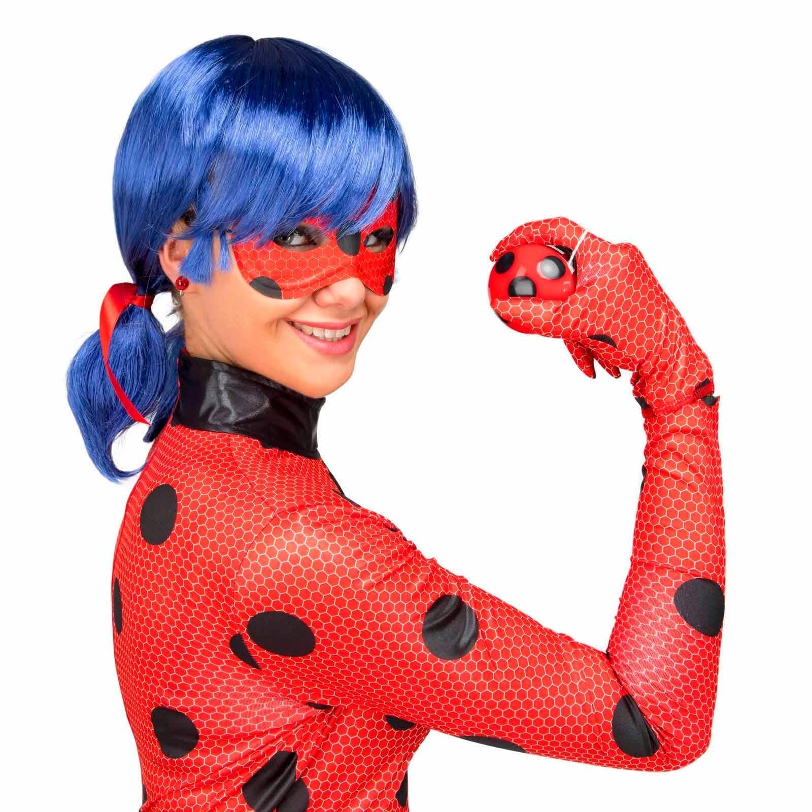 My Other Me - Costume Ladybug rosso nero donna adulta nero rosso XS