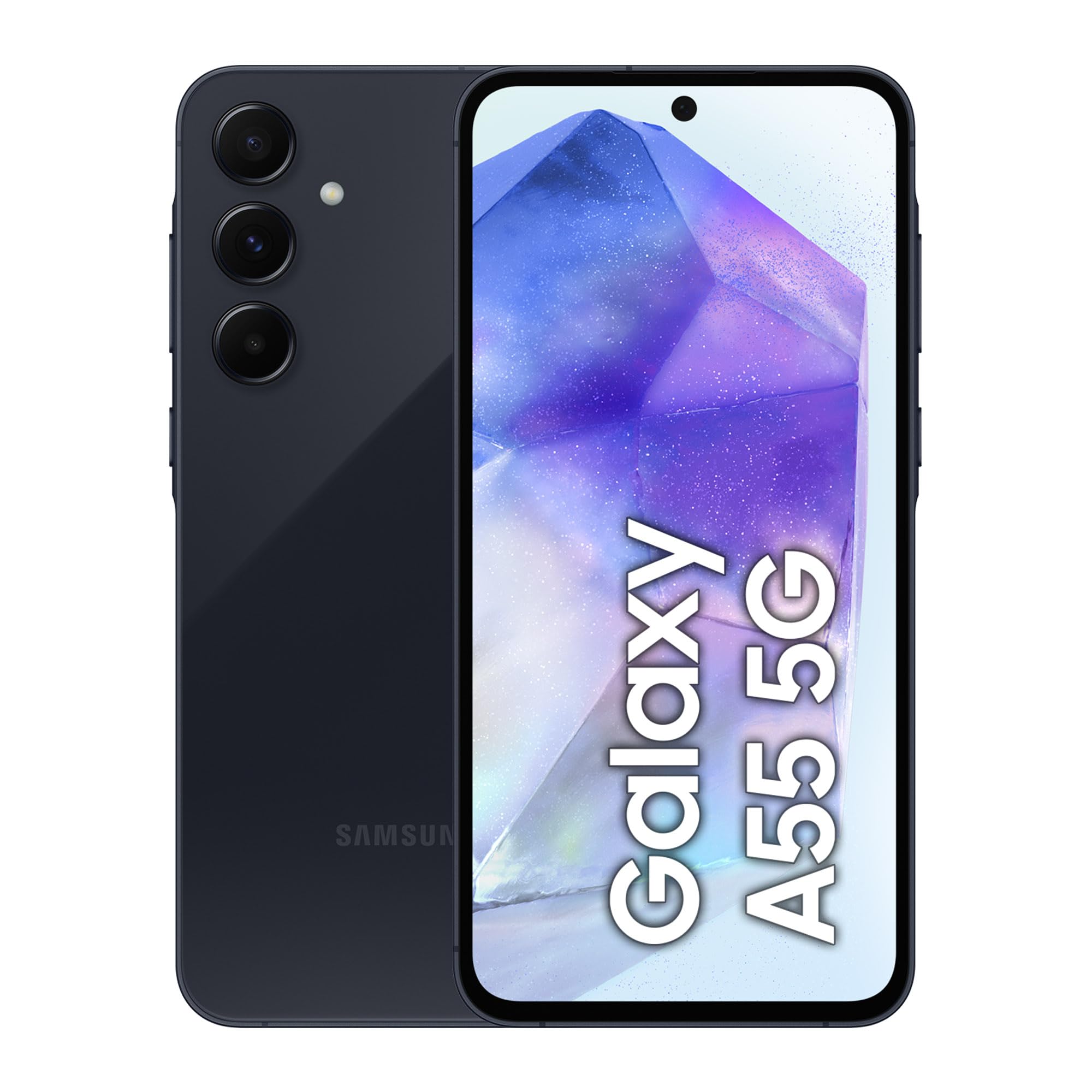 SAMSUNG Galaxy A55 5G, Dual, 128GB 8GB Ram, Awesome Navy SAMSUNG Galaxy A55 5G, Dual, 128GB 8GB Ram, Awesome Navy