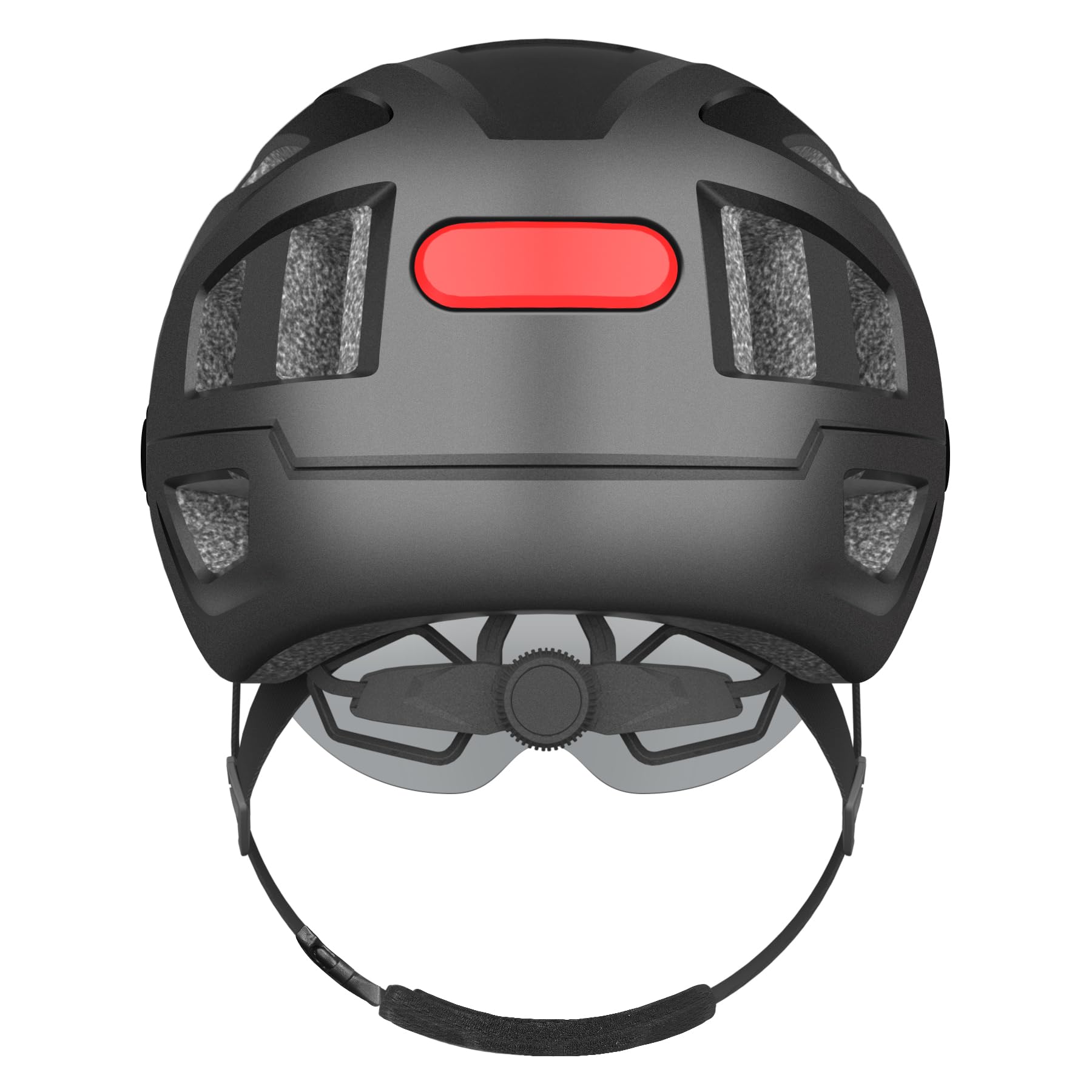 Fahrradhelm Herren, Damen Helm mit Magnetischem Visier Abnehmbarer Sonnenschutzkappe und Größenversteller, Schwarz Helm für E-Bike, Mountainbike & Citybike
