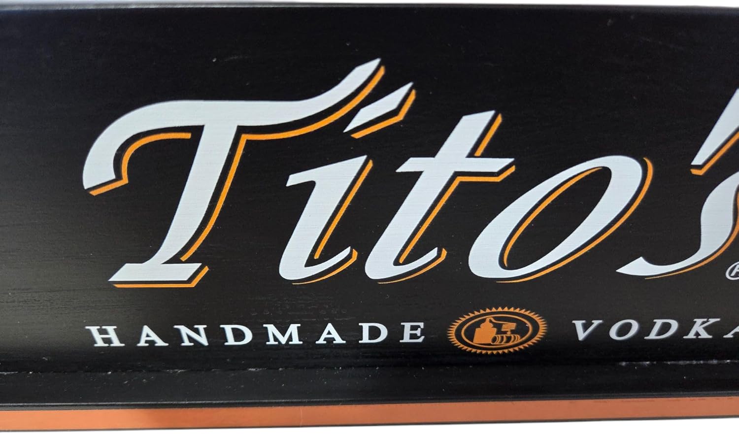 Tito's Handmade Vodka Bar Caddy, Black with Copper Trim, 6-Compartment Condiment Holder