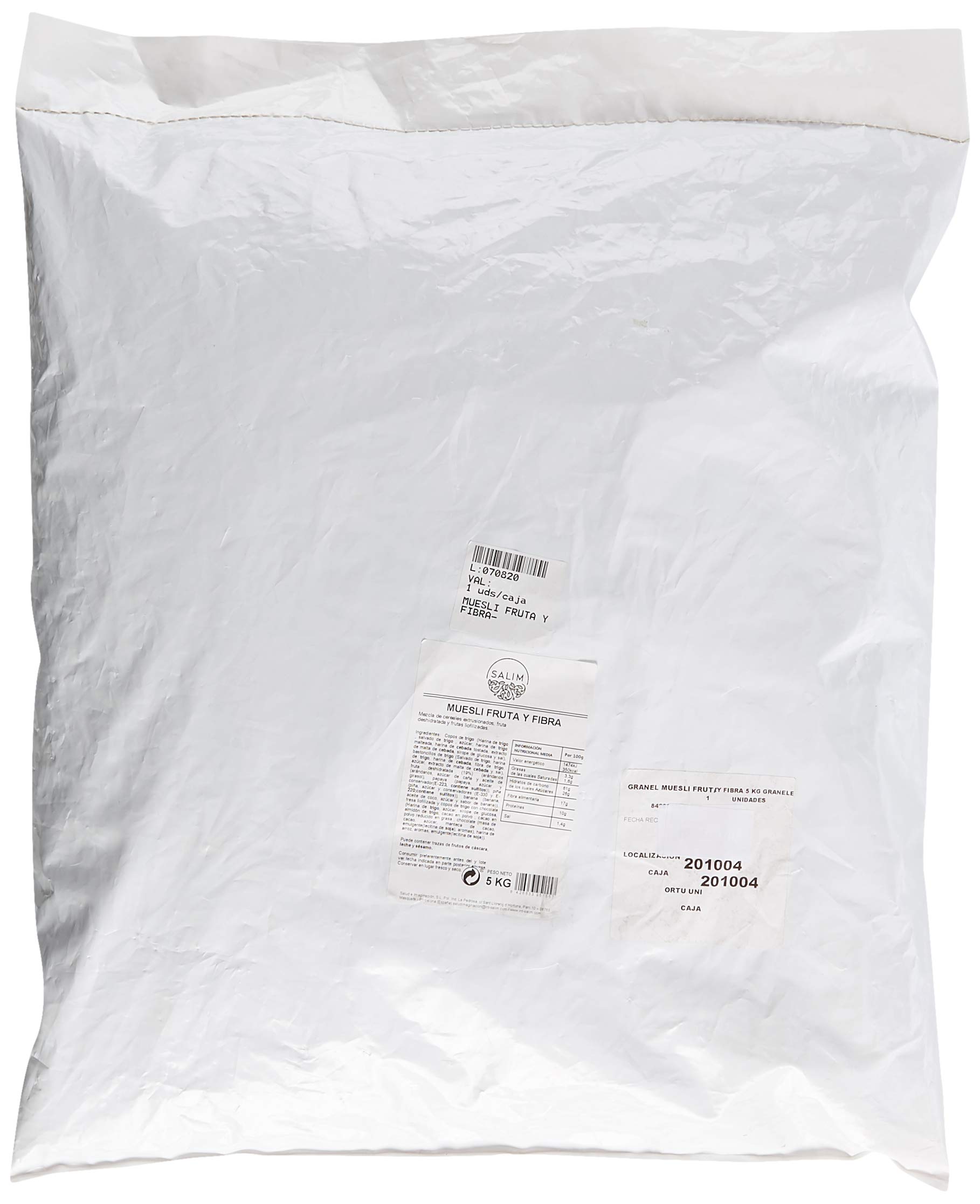 Granel Muesli Fruta y Fibra 5 Kg 5000 g