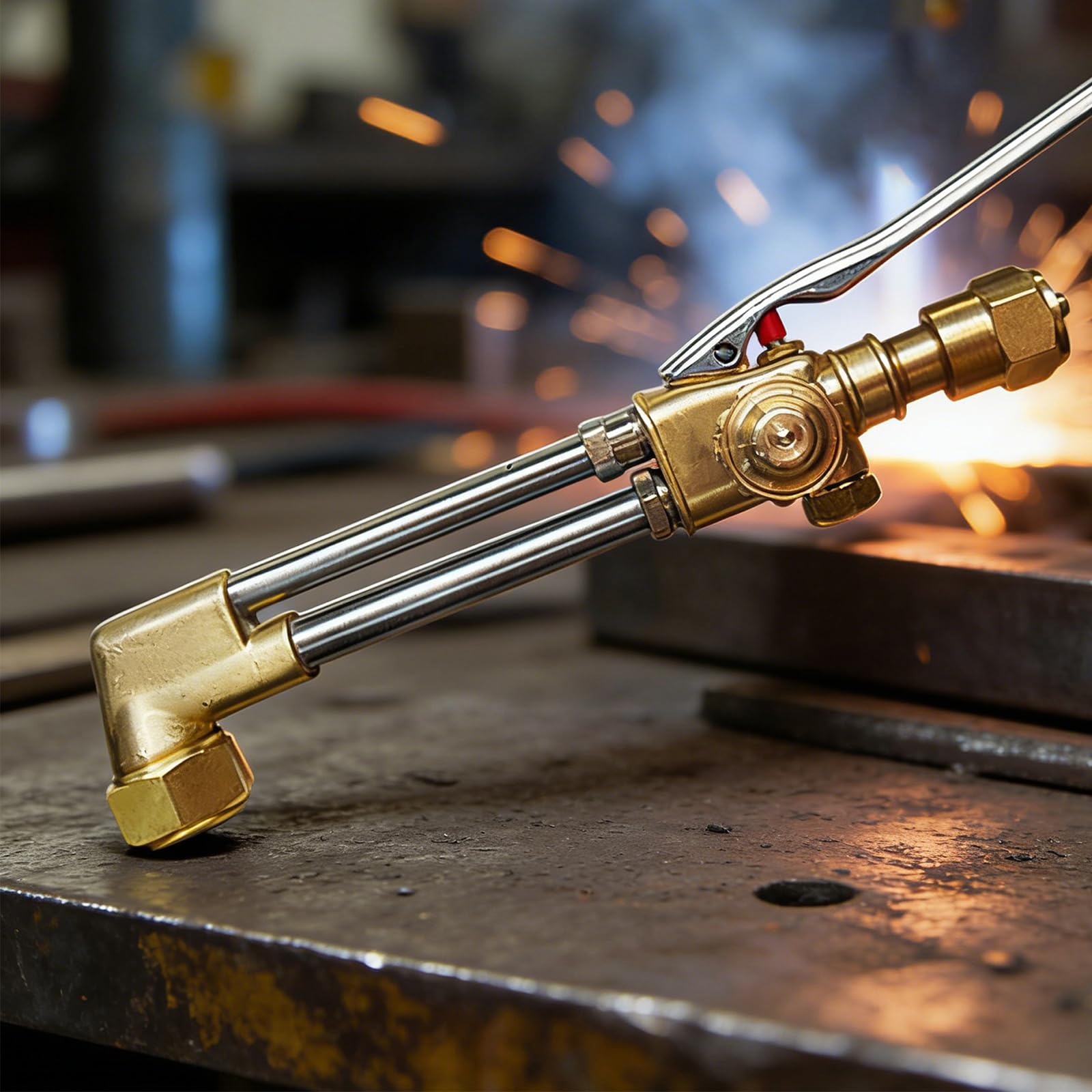 Set di taglio professionale per torcia Oxy Acetilene con accessori CA2460 per saldatura industriale e brasatura Set di saldatura