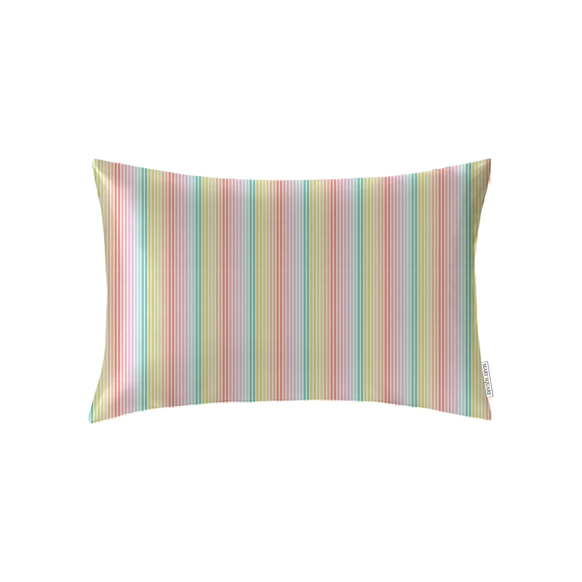 Sunset Stripe Pastel 9 x 5 Satin Polyester Pillowcase