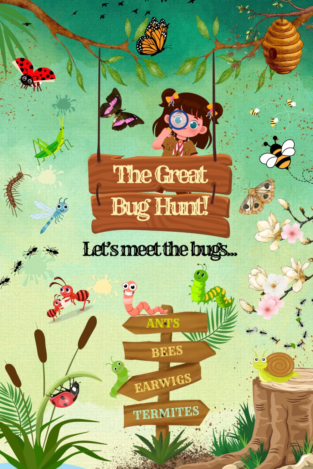 The Great Bug Hunt!: A-Z Bug Book for kids