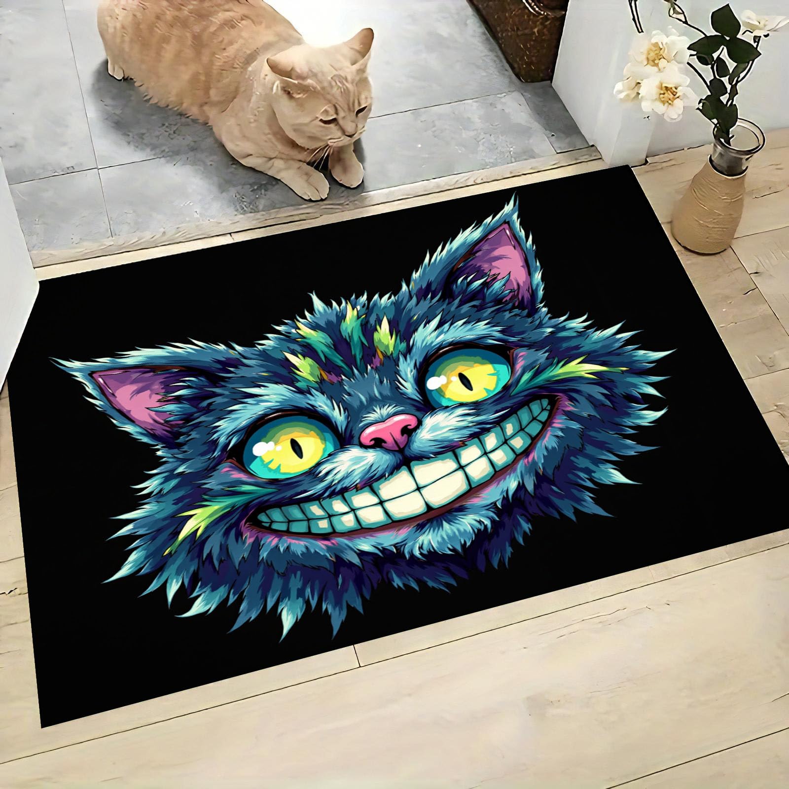 Tapis mince antidérapant pour protéger le sol de l'entrée et de la cuisine