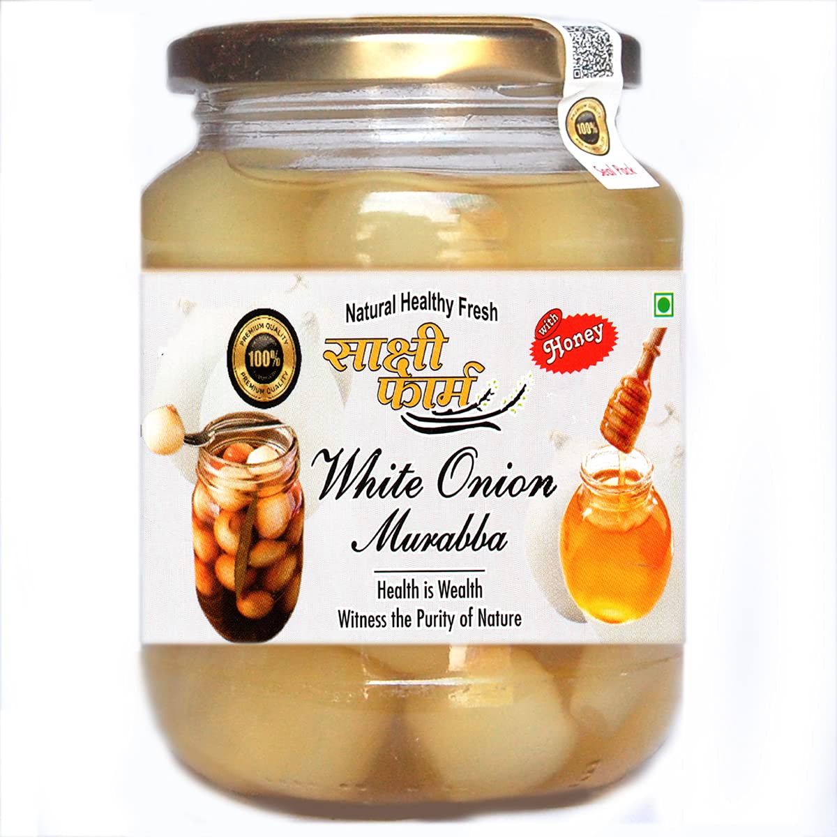Sakshi Farms "Natural Pure Hygienic" | Homemade Organic White Onion Murabba with "Raw Forest Honey" | 450 GM Pack | Good for Health | Natural Immunity Booster | (B09GL169N6) Amazon Price History, Amazon Price Tracker