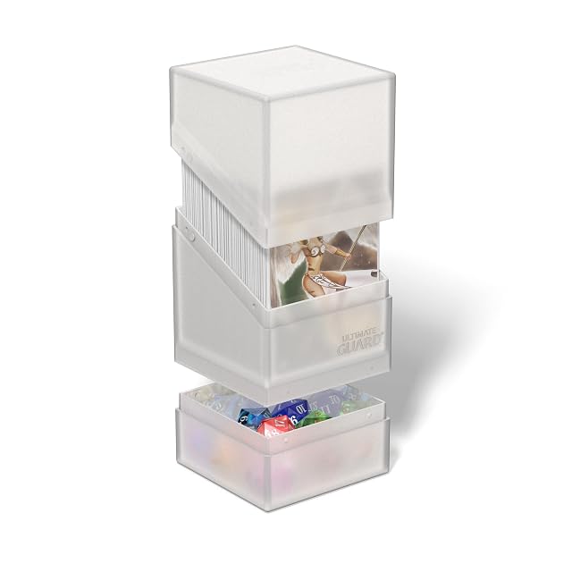 Foto 3 de 8 de Ultimate Guard UGD011282 Boulder´n´Tray 100+ Frosted - Caja para cartas