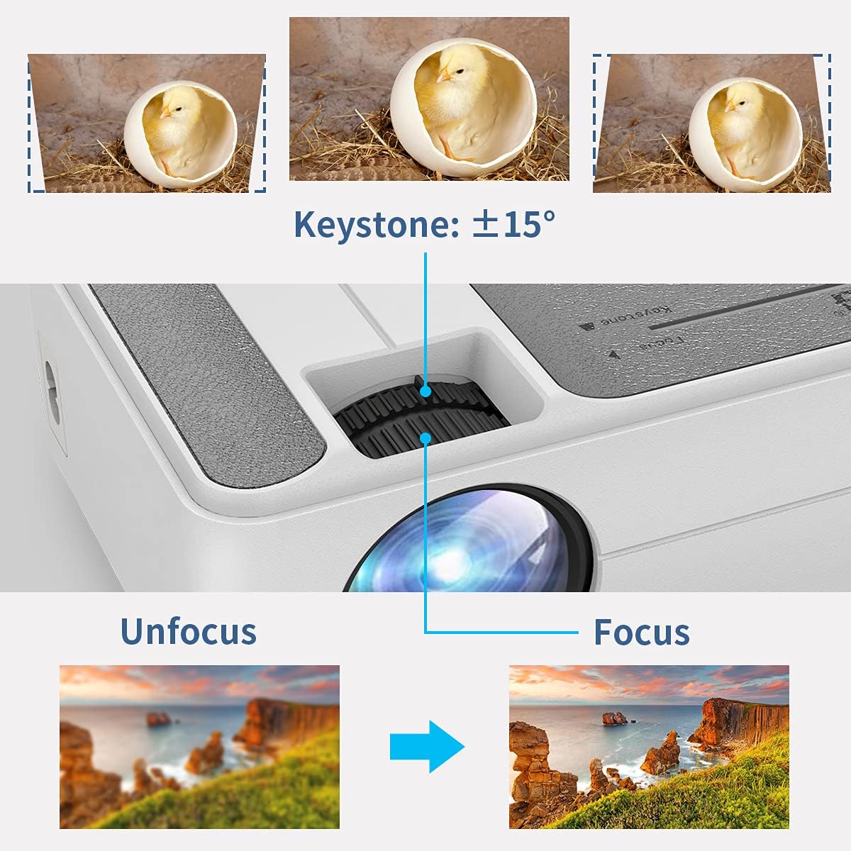 Up To 40% OFF Mini Projector for Outdoor, iOS Android Phone, Wireless HD Projector with WiFi, 1080P YouTube Supported, Portable Video Projector Camping Backyard Movie Nights, Proyector Home Entertainment Flash Deals - 60% OFF Mini Projector for Outdoor, iOS Android Phone, Wireless HD Projector with WiFi, 1080P YouTube Supported, Portable Video Projector Camping Backyard Movie Nights, Proyector Home Entertainment