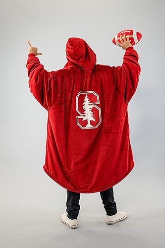 Miniatura 8 de THE COMFY - Manta portátil original de sherpa y microfibra, viene en tamaño extragrande, con cremallera de un cuarto, de talla única, y vista en