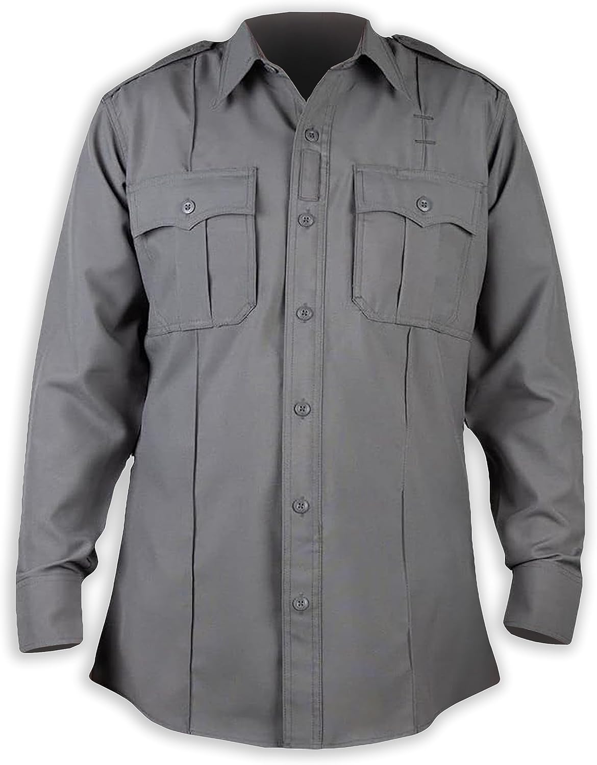 First Class 100% Polyester Short & Long Sleeve Zippered Uniform Shirt 4 Pocket Hidden, Law Enforcement BDU Zipper Closure. - Image 2