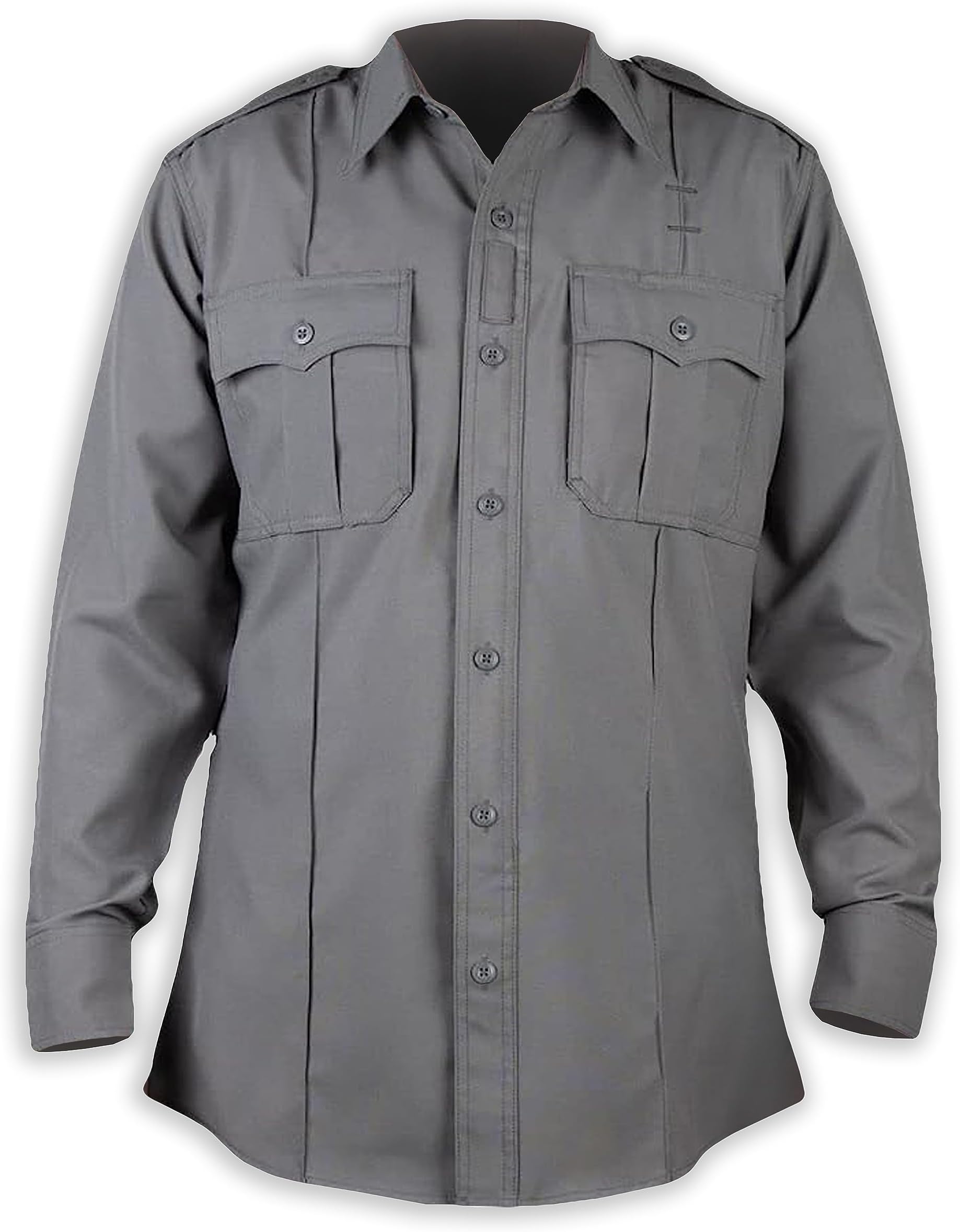 100% Polyester Long Sleeve Zippered Uniform Shirt