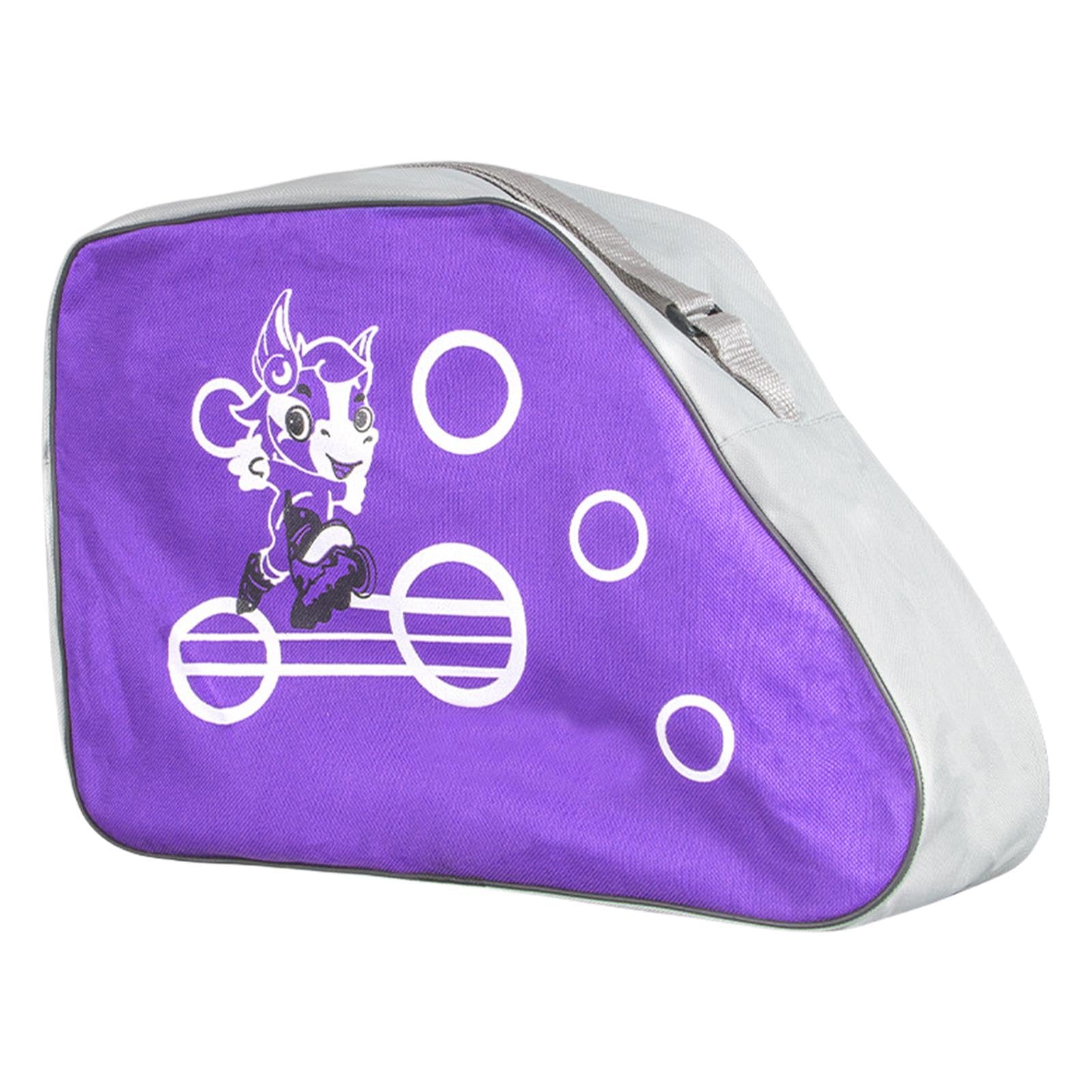 Generico Borsa per pattinaggio su ghiaccio, Borsa per pattini a rotelle,Borsa per pattinaggio artistico traspirante per pattini a rotelle | Borsa per pattini a rotelle, regolabili per patti