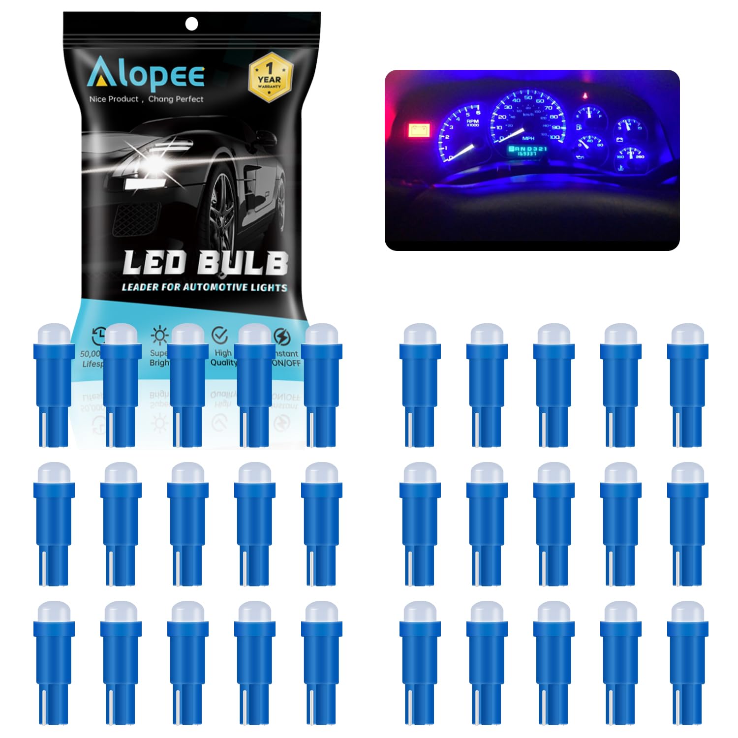 10 Focos Led T5 2721 W3w W1.2w 74 286 Pellizco Auto 12v | Meses sin interés
