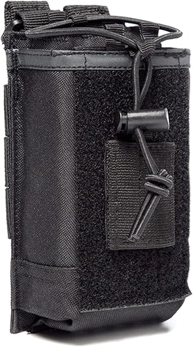 Miniatura 8 de Soporte para radio, funda de radio Molle, funda de radio táctica, funda de radio, accesorios para cinturón de servicio, bolsa de radio militar