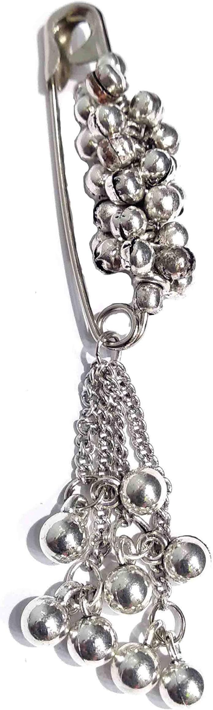 Oxidised Gugru Safety pin