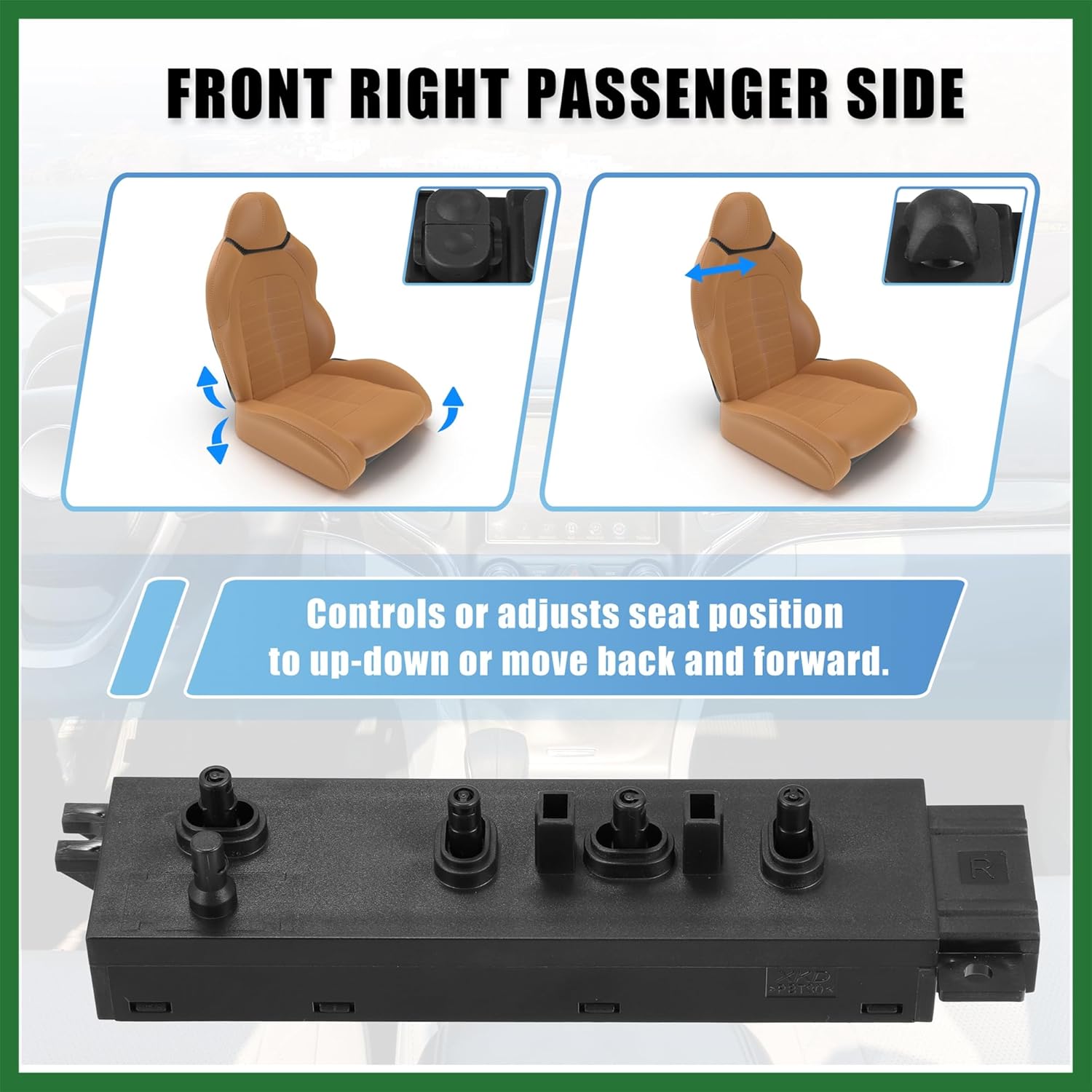 Motoforti Car Power Seat Adjustment Switch Replacement for Acura TSX 2009-2014 81253-SDB-A71 Power Seat Adjust Control Switch Long-lasting