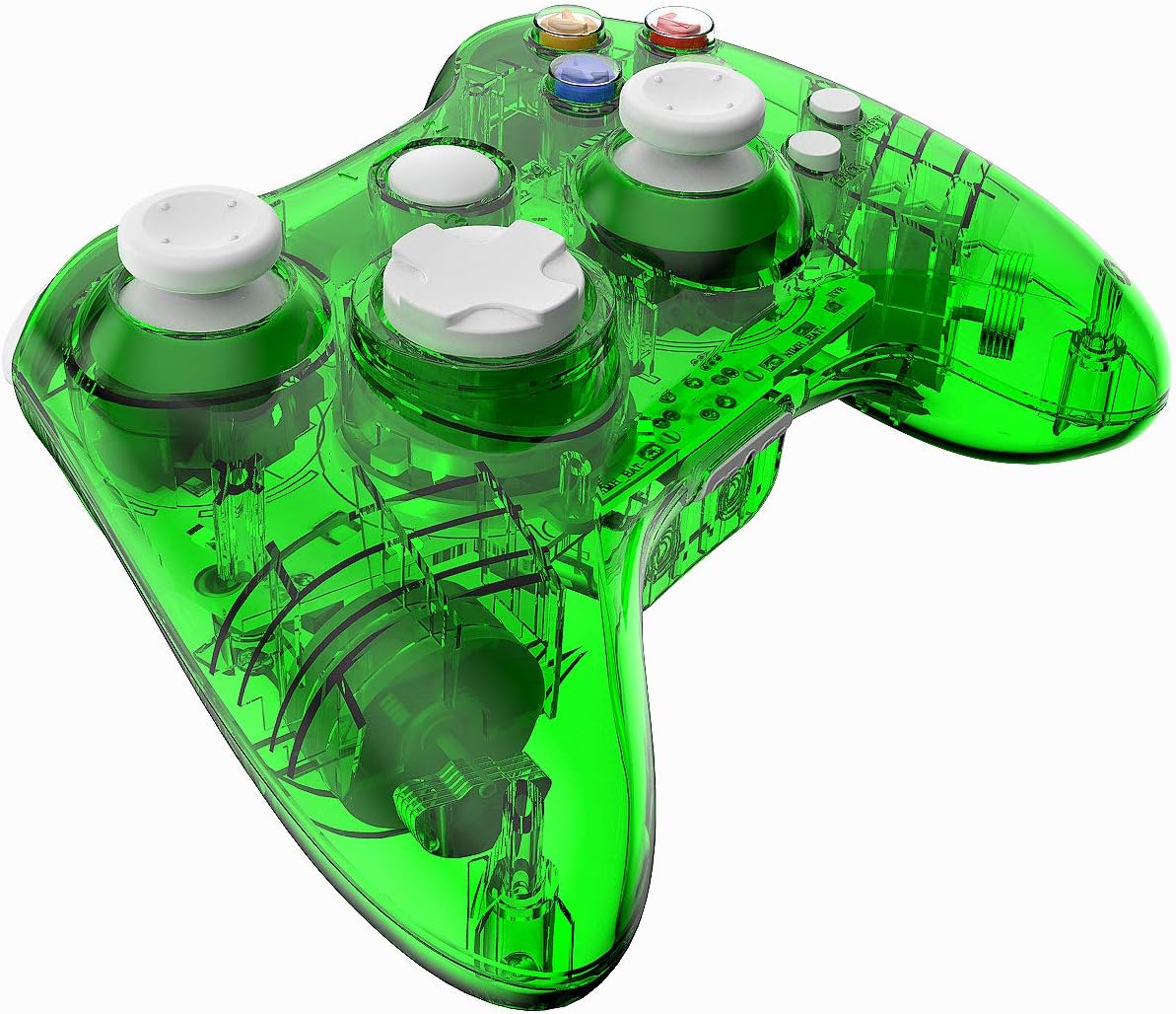 PAWHITS Wireless Controller Compatible with 360 Double Motor Vibration Wireless Gamepad Gaming Joypad, Green : Video Games