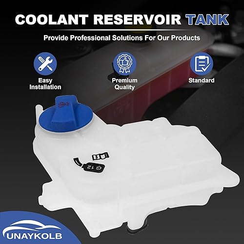Miniatura 4 de Tanque de expansión de recuperación de refrigerante del motor con tapa para Audi A4 Avant 2004-2005 para Audi A4 2002-2005 Base para Audi A4 Cabrio