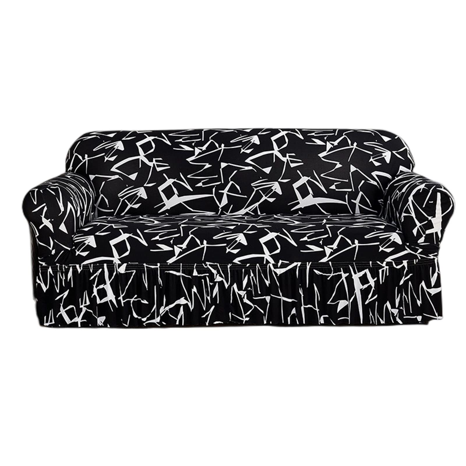 Housse de canapé sans accoudoirs extensible 2 places 145-180 cm