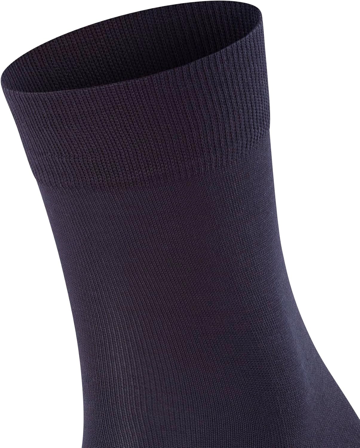 FALKE Men's Tiago Short Socks, Fil D'Ecosse Cotton, High Ankle, Blue (Dark Navy 6375), 8-9, 1 Pair