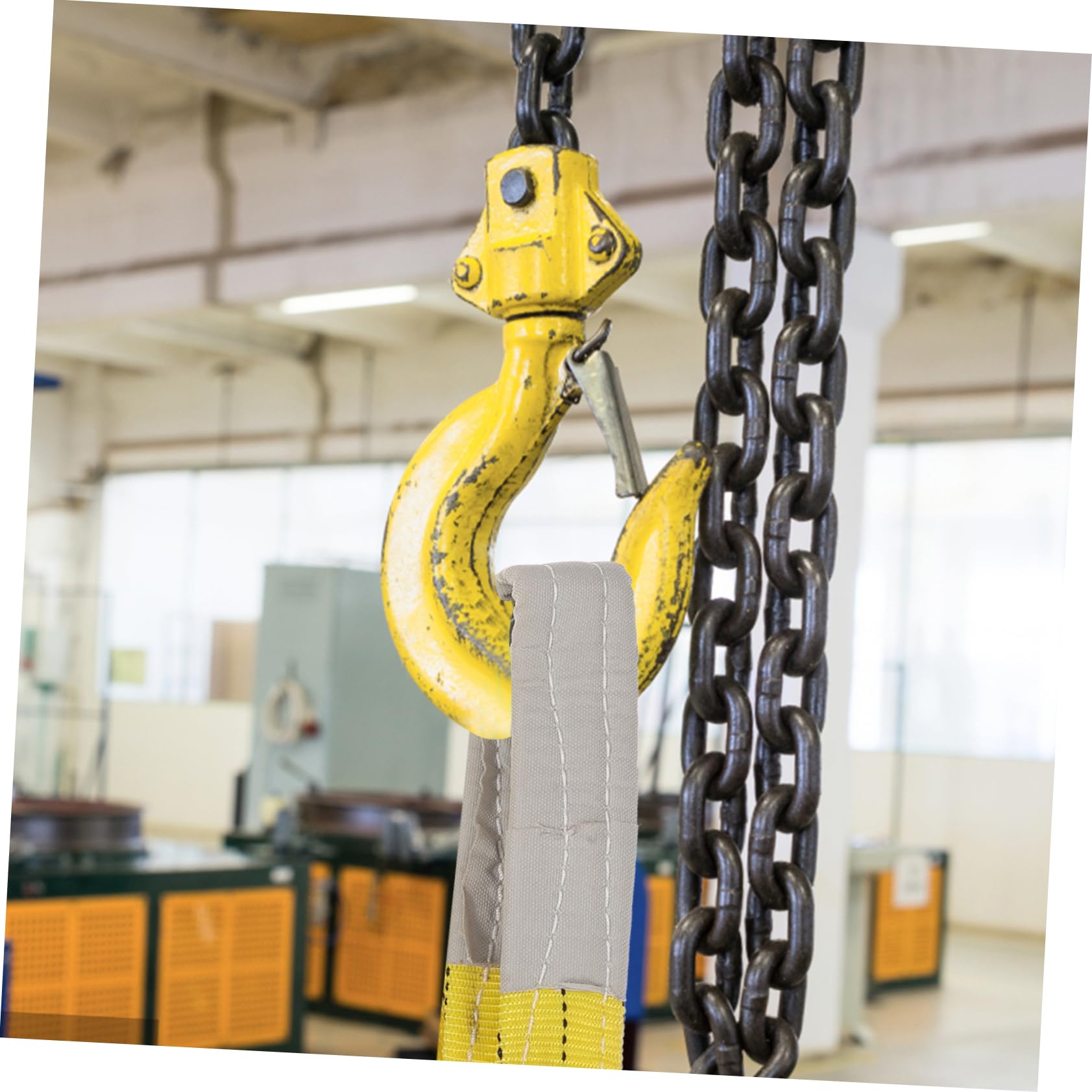 2st Hebegurt Rigging-Riemen Webschlinge Hebeschlingen-gurtbänder Hebeschlingen Für Geräte Schwerlast-straload-hebeschlinge Für Winden Schwere Polyester Yellow