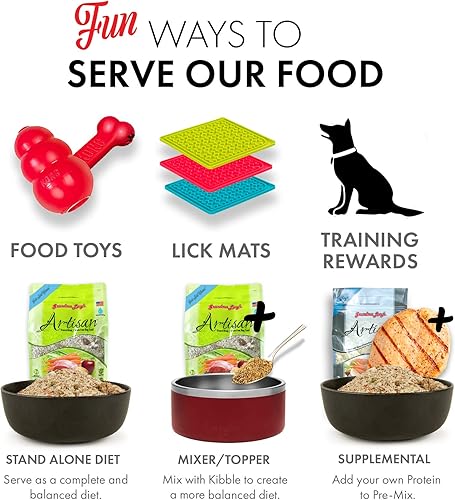 Vista 4 de Comida para perro liofilizada sin grano de Grandma Lucy