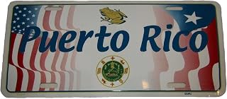Ant Enterprises USA American Puerto Rico Rican Frog Seal Shadow Flags 6"x12" License Plate Sign_AB