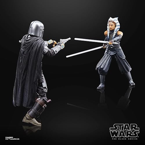 Miniatura 3 de STAR WARS The Black Series The Mandalorian, Ahsoka Tano & Grogu - Figura de acción coleccionable de 6 pulgadas, paquete de 3, juguetes para niños de