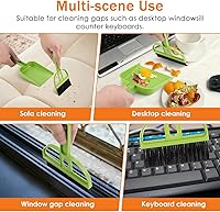 Vista 7 de Healifty 12 juegos de escoba de mano y pala pequeña escoba y recogedor para teclado de escritorio, mascotas, herramientas de barrido de escritorio