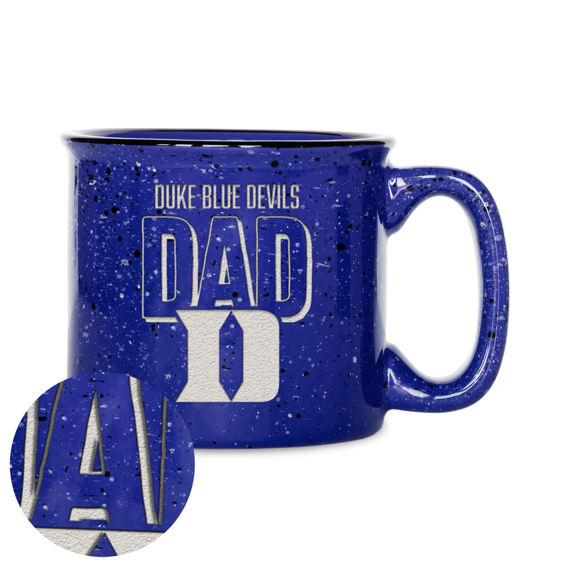 Rico Industries NCAA Dad 12oz Laser Engraved Campfire Mug