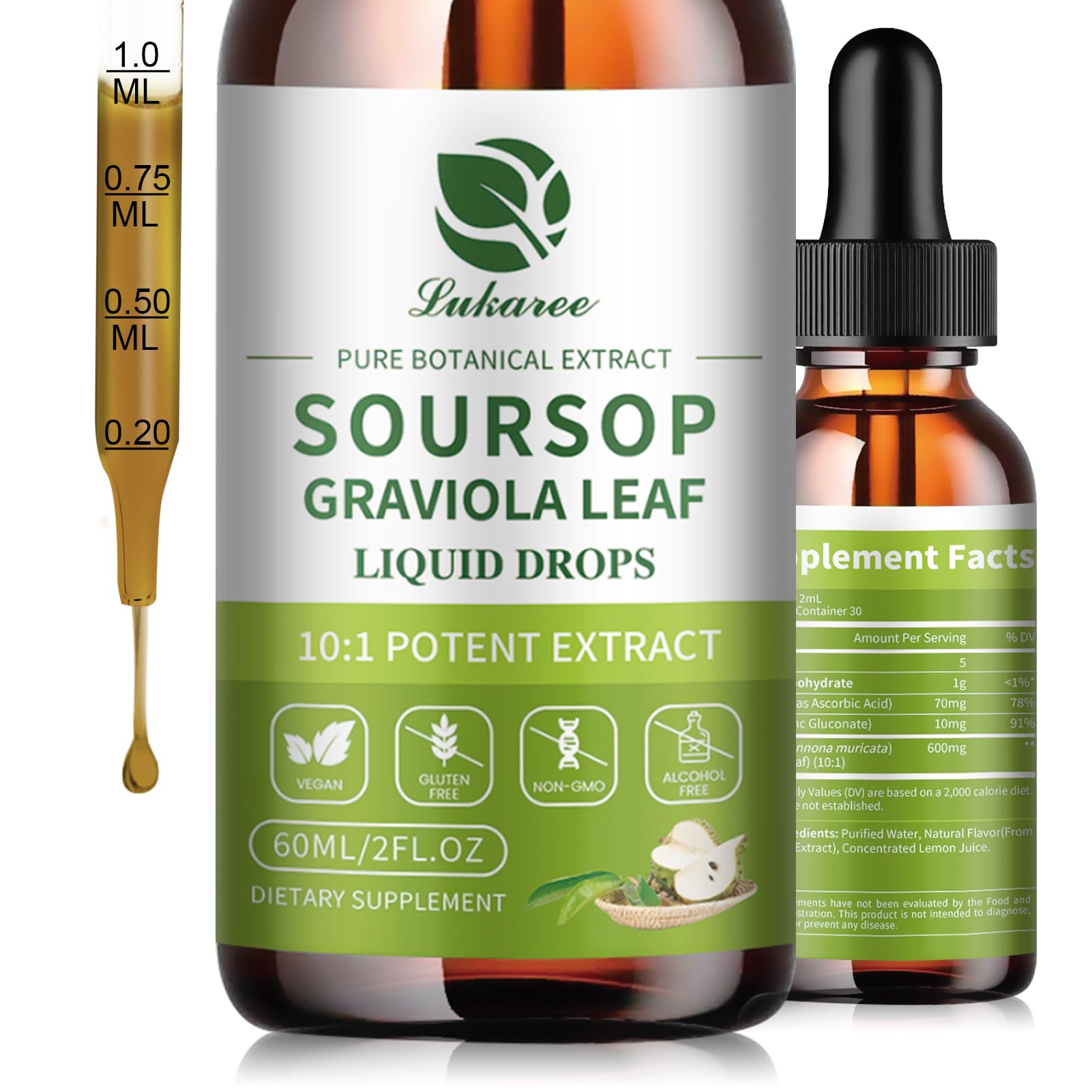 Lukaree Pure Soursop Graviola Leaf Extract