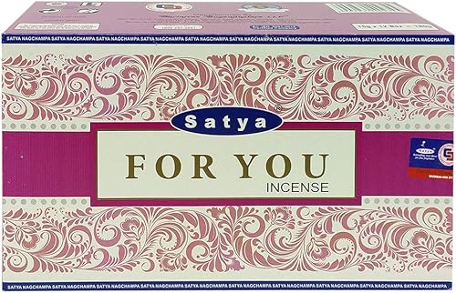 Vista 190 de Varillas de incienso de sándalo - Total de 180 varillas de incienso y soporte para varillas de incienso Insence Insense Satya