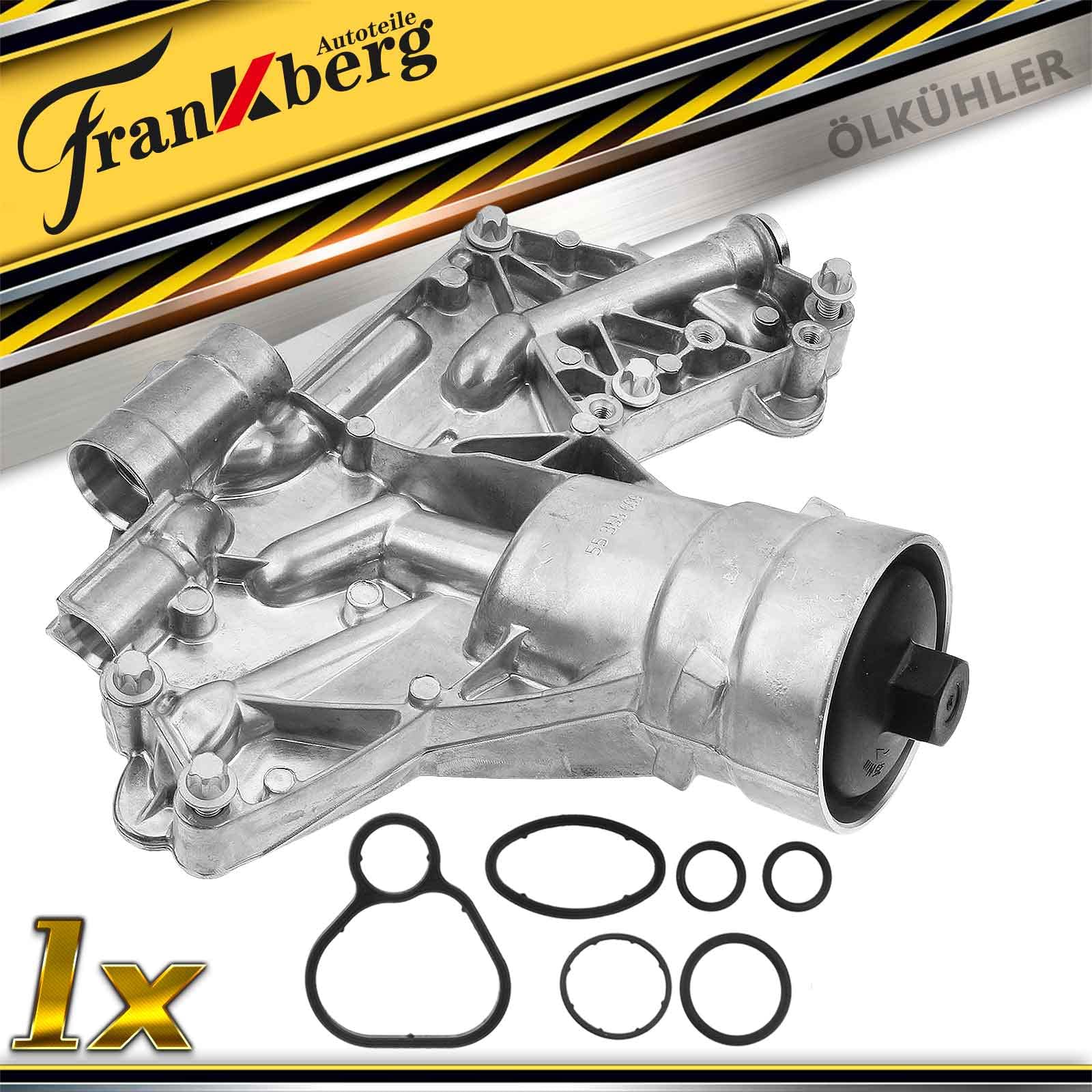 Frankberg Chłodnica oleju, olej silnikowy z filtrem, kompatybilny z Astra H, Astra J, Corsa D, Corsa E, Insignia A, Meriva Zafira 9-5, 1,6 l, benzyna, 2005-Heute 55355699