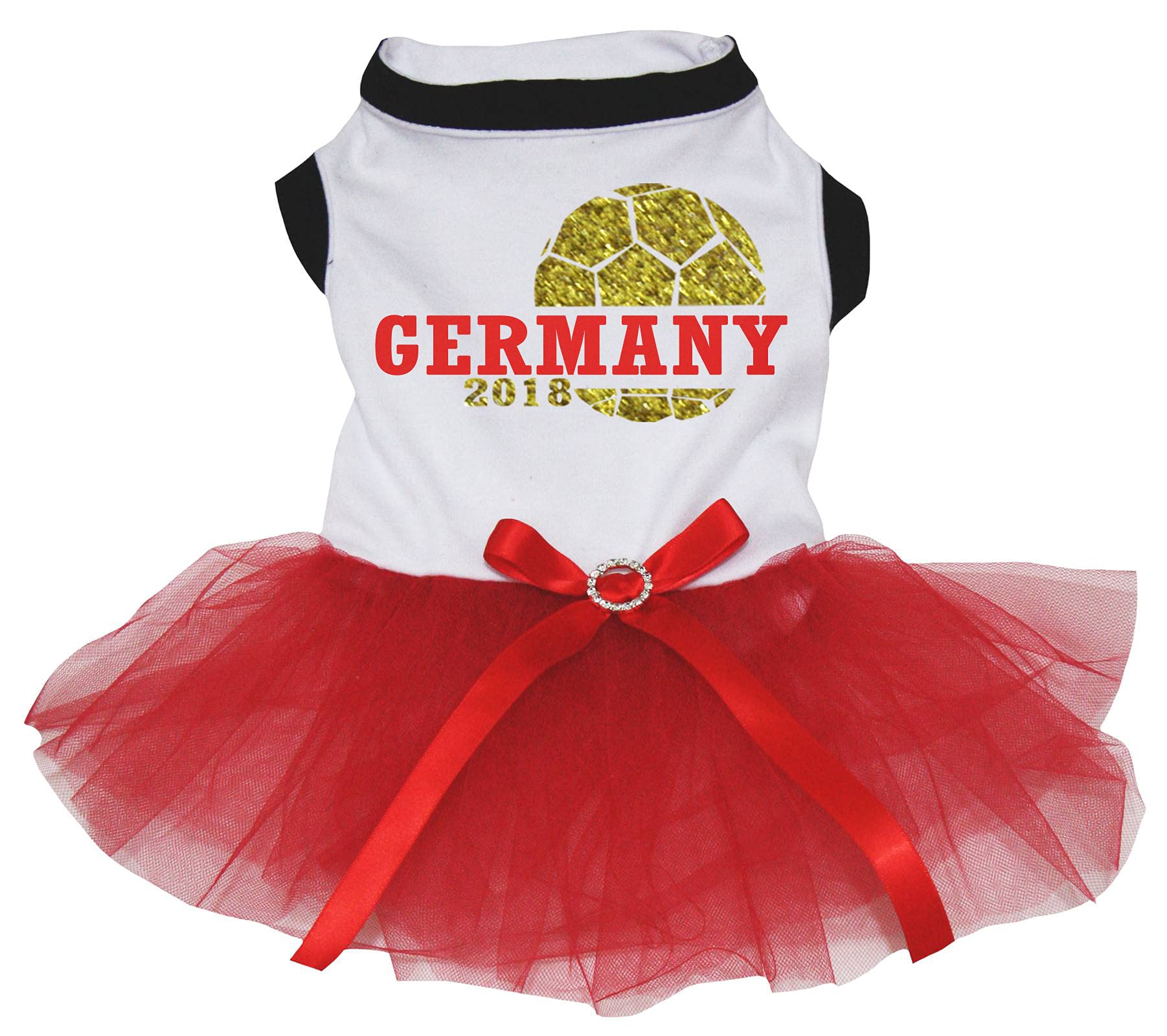 Robe pour chien football Allemagne pour fêter chaque but en famille