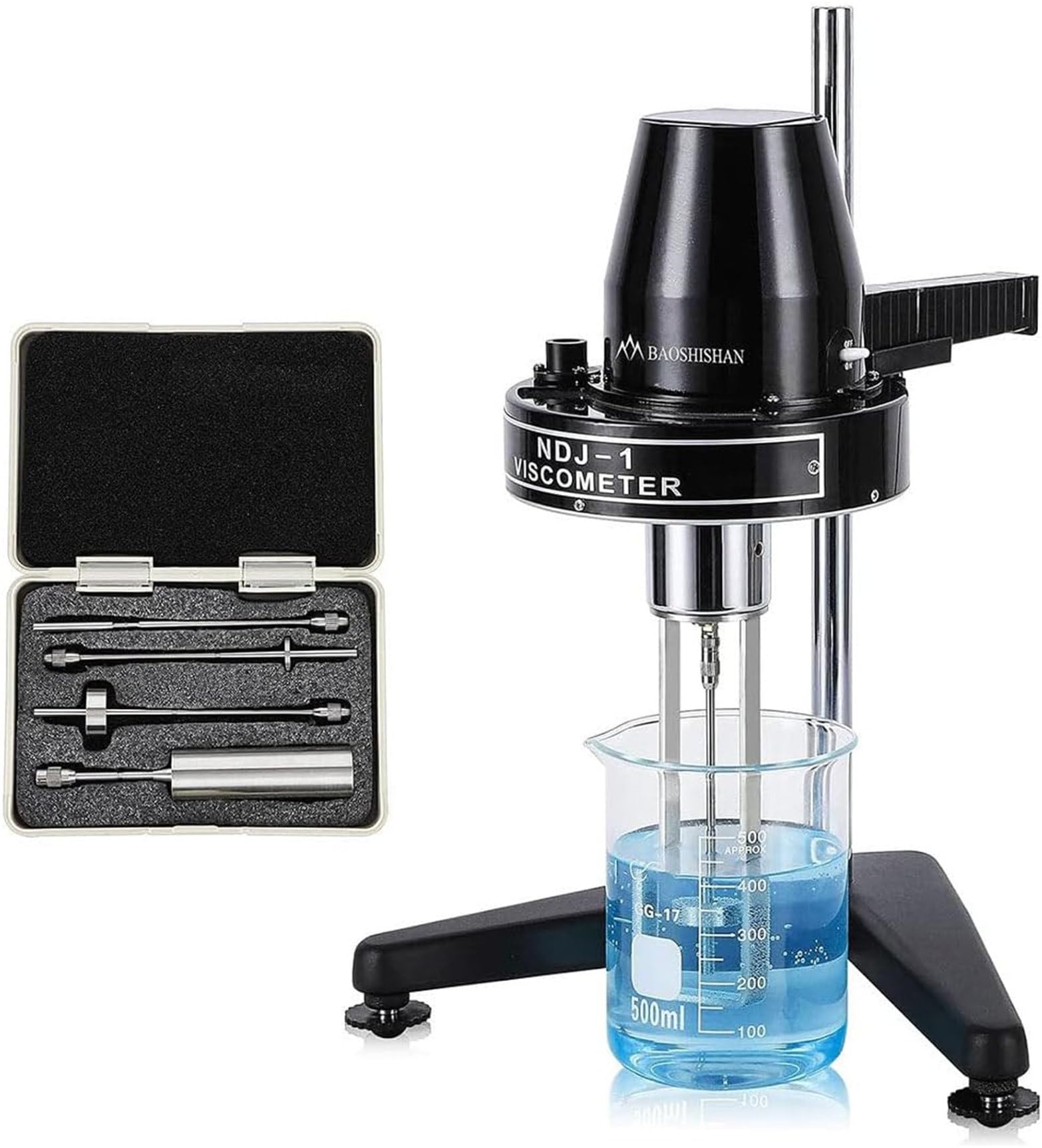 Viscosímetro Rotacional Portátil, Medidor De Viscosidad Rotativa De Laboratorio, Rango 10 a 100000Mpa·s, Viscosímetro Newton Para Líquidos, Velocidad Variable De 6 a 60 Rpm, Para Adhesivos Y Grasas