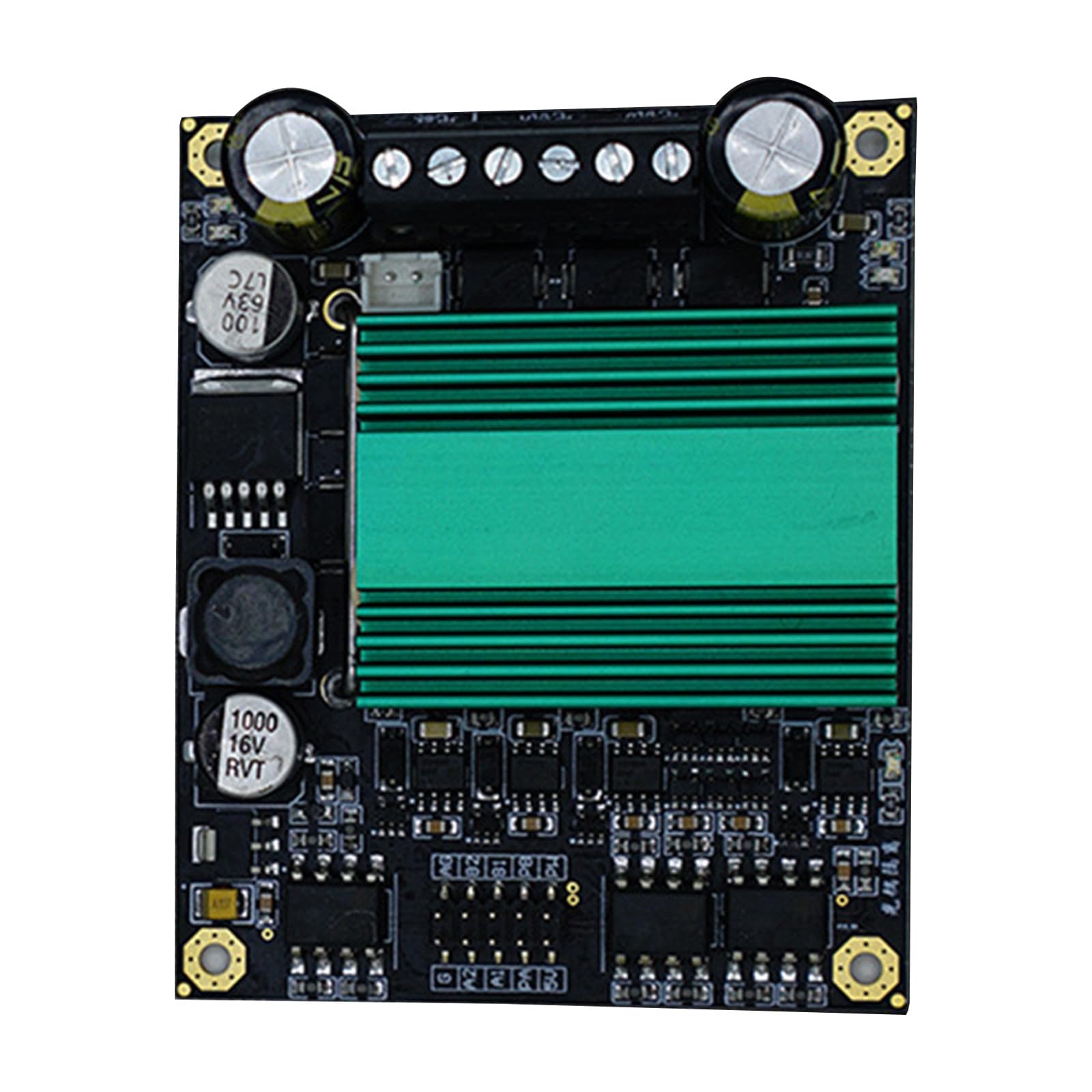 Módulo De Controlador De Motor De Puente H Doble De 100 a De Potencia Entrada De 12 V 48 V Diseño De Disipación De Calor Eficiente Controlador De Motor PCB De Doble Canal