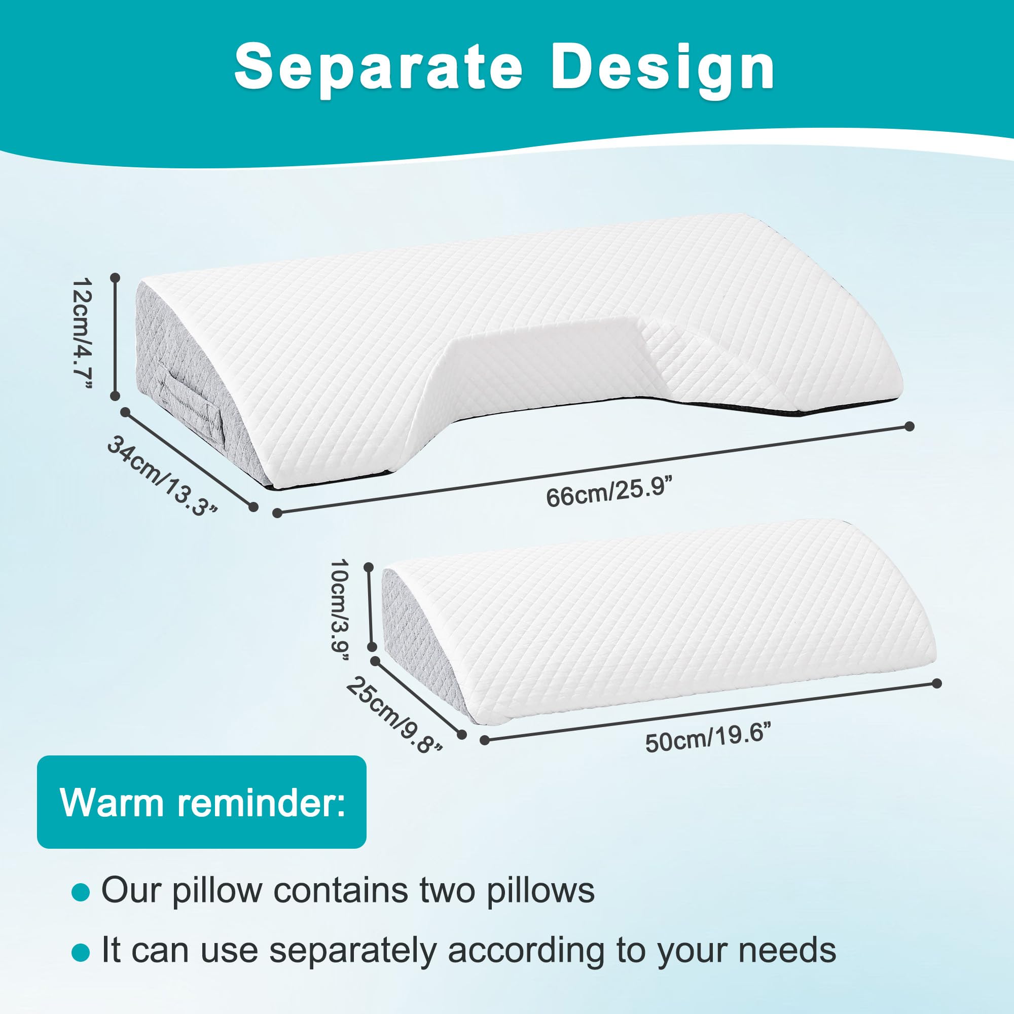 Amazon.com: JFNoraiva Bed Sore Pillow with Non-Slip Cover