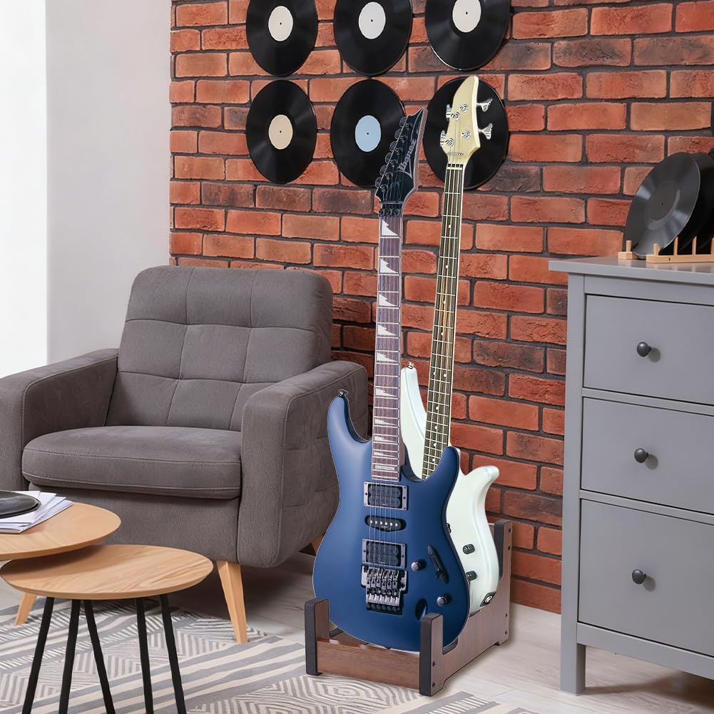DICOSMETIC 3 supporti per chitarra in legno, 33 x 22 x 1,9 cm, per studio, decorazione della casa, marrone cocco