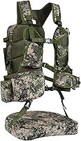 Vista 10 de UIIHUNT Chaleco de caza de pavos con asiento: Chaleco ligero para caza de pavos con cartuchera, accesorios ajustables para equipo de caza de pavos