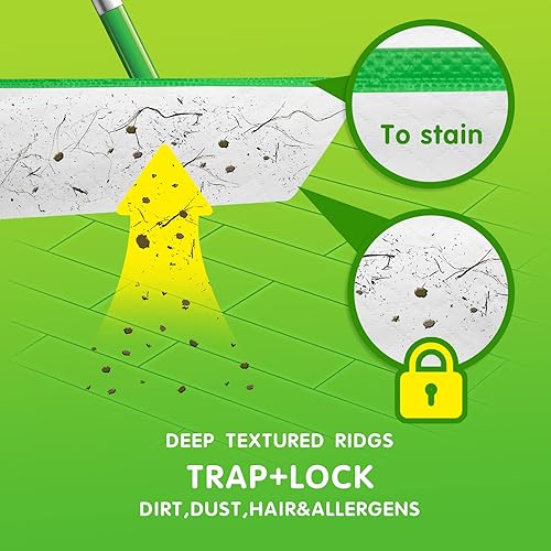 Miniatura 4 de Recambios de almohadilla de trapeador húmedo para almohadillas húmedas Swiffer Sweeper, paños de barrido húmedos, 30 unidades