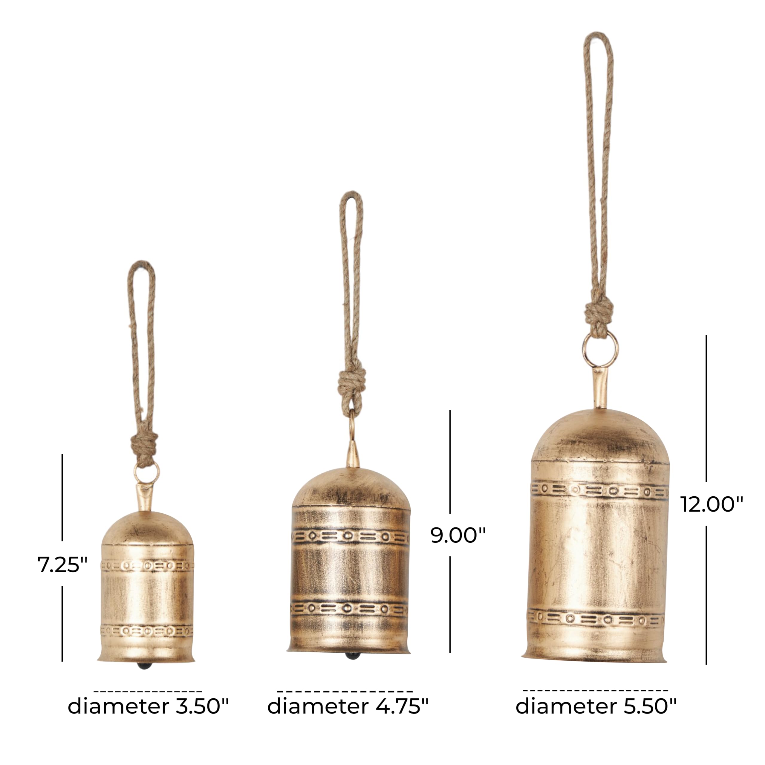 Amazon.com: Deco 79 Metal Indoor Outdoor Decorative Cow Bells
